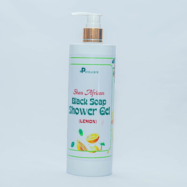 African Shea Black Soap Shower Gel (Lemon)