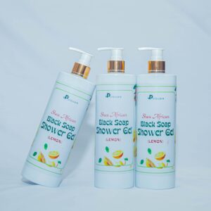 African Shea Black Soap Shower Gel (Lemon)