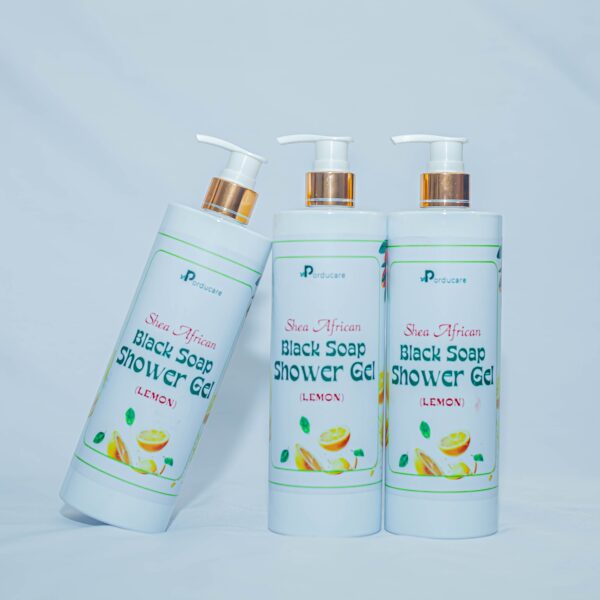 African Shea Black Soap Shower Gel (Lemon)