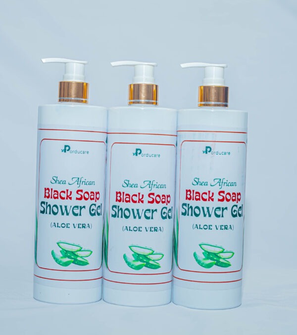 African Shea Black Soap Shower Gel (Aleo Vera)